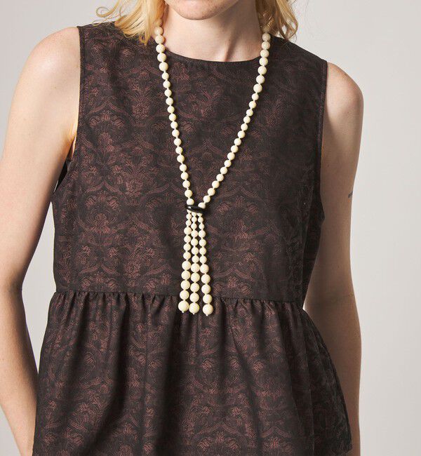 STEVEN ALAN「＜Steven Alan＞ジャガード タンクトップ ブラウス」|シャツ・ブラウス|