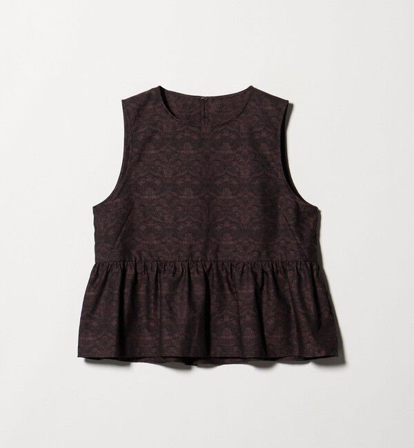 STEVEN ALAN「＜Steven Alan＞ジャガード タンクトップ ブラウス」|シャツ・ブラウス|
