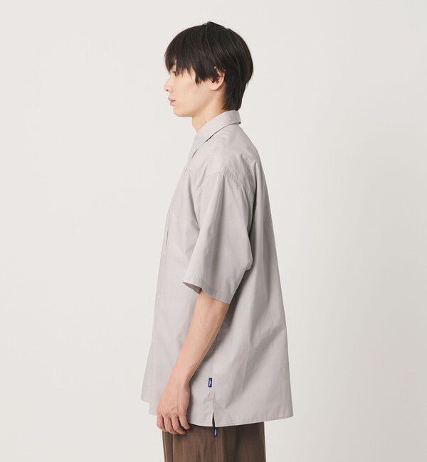 NICE WEATHER「＜NICE WEATHER＞プレーンオーバー ショートスリーブシャツ」|シャツ・ブラウス|