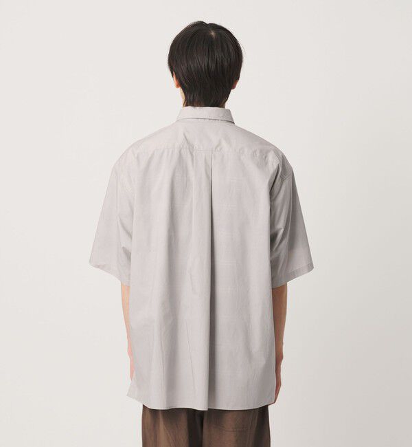 NICE WEATHER「＜NICE WEATHER＞プレーンオーバー ショートスリーブシャツ」|シャツ・ブラウス|