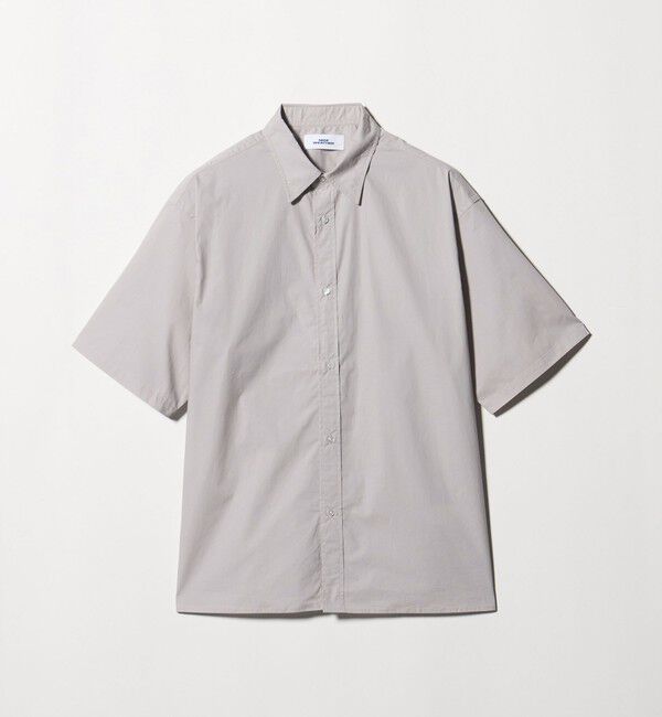 NICE WEATHER「＜NICE WEATHER＞プレーンオーバー ショートスリーブシャツ」|シャツ・ブラウス|