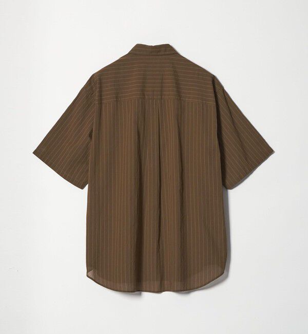 STEVEN ALAN「＜Steven Alan＞ AKIHA ストライプ レギュラーカラー ショートスリーブ シャツ」|シャツ・ブラウス|