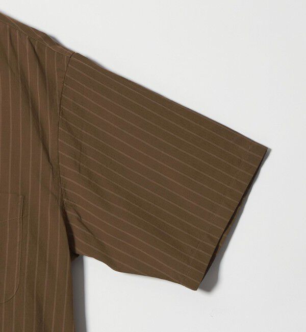 STEVEN ALAN「＜Steven Alan＞ AKIHA ストライプ レギュラーカラー ショートスリーブ シャツ」|シャツ・ブラウス|