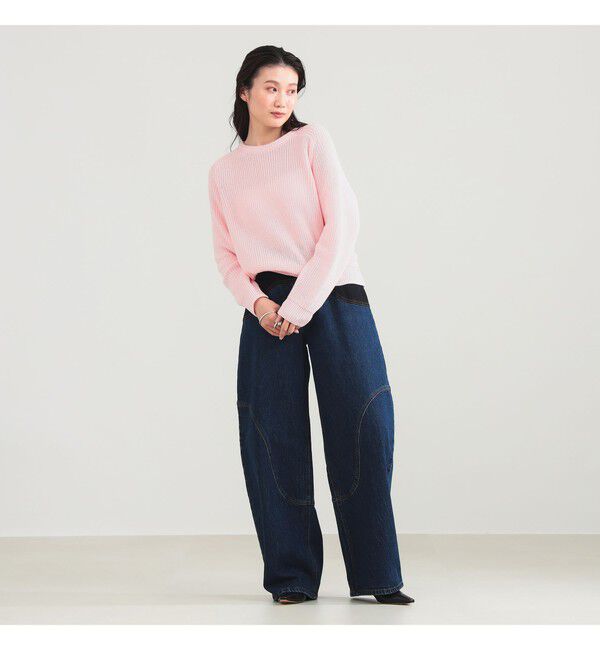 Demi-Luxe BEAMS 「5ゲージ コットン 畦編み プルオーバー」|ニット・セーター|