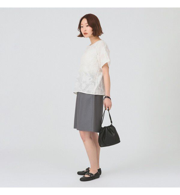 Ray BEAMS 「シュリンク ジャカード トップス」|Tシャツ・カットソー|