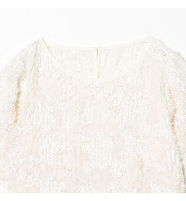 Ray BEAMS 「シュリンク ジャカード トップス」|Tシャツ・カットソー|