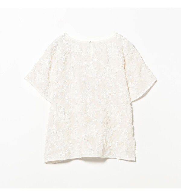 Ray BEAMS 「シュリンク ジャカード トップス」|Tシャツ・カットソー|