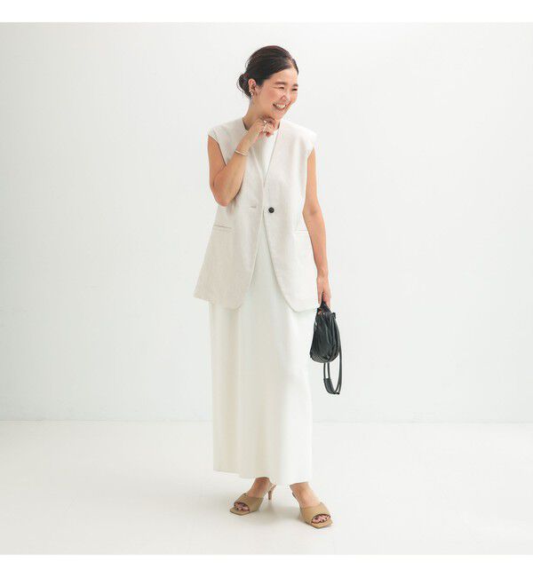 Demi-Luxe BEAMS 「ナチュラル オックス ジレ」|ダウン|