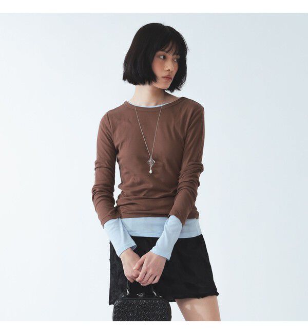 Ray BEAMS 「◎Miller_2pack_T」|Tシャツ・カットソー|brn/blu