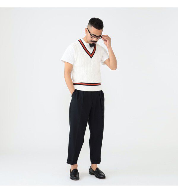 BEAMS PLUS「2 Pleats Wool Tropical」|チノ|
