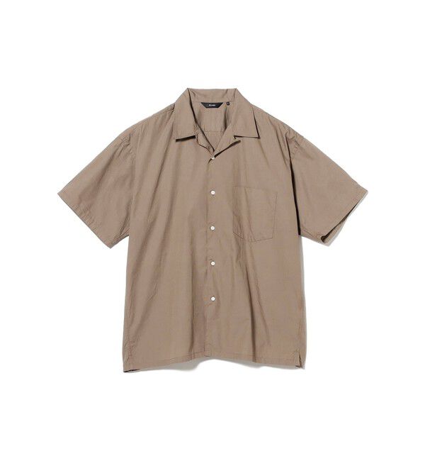 BEAMS「ブロード オープンカラー シャツ【リラックスフィット】」|シャツ・ブラウス|