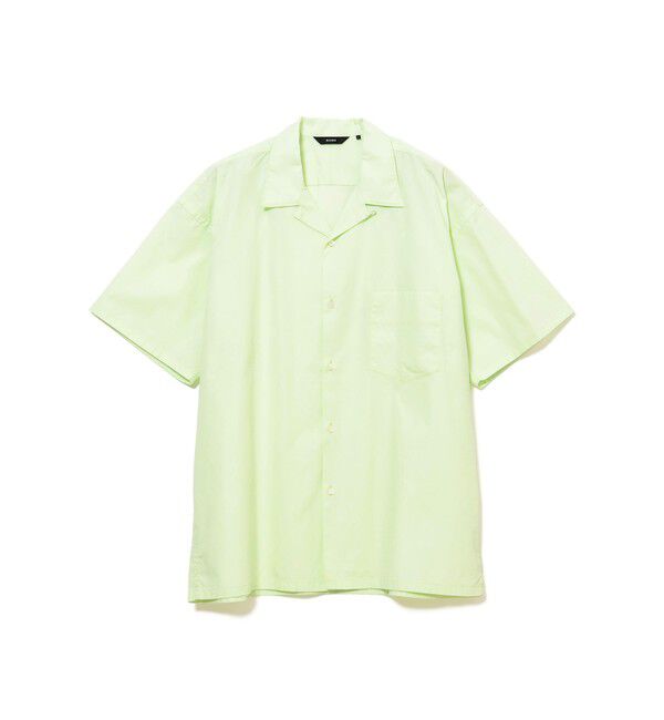 BEAMS「ブロード オープンカラー シャツ【リラックスフィット】」|シャツ・ブラウス|MINT.GRN