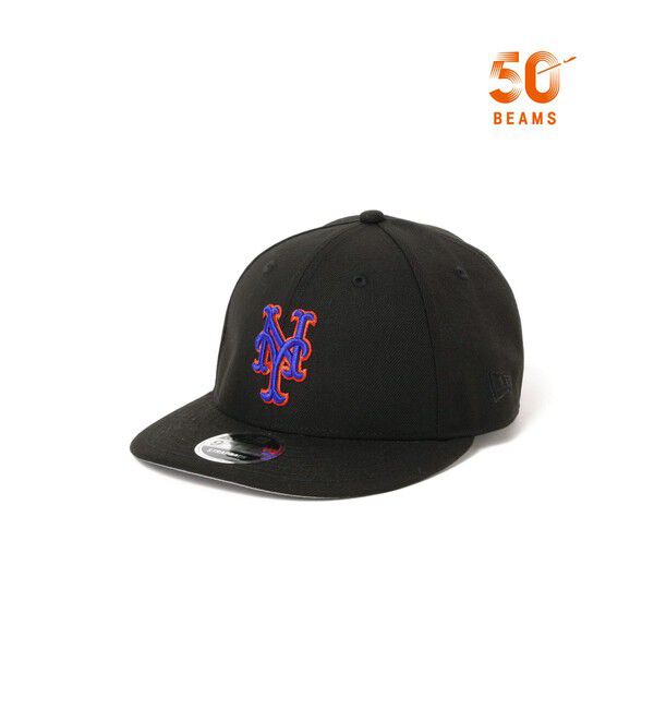 BEAMS「BEAMS｜【別注】NEW ERA / 50th LP 9FIFTY MLB Cap｜50周年記念 スペシャルデザイン｜9Fifty型 MLBロゴ 」|キャップ・キャスケット|METS