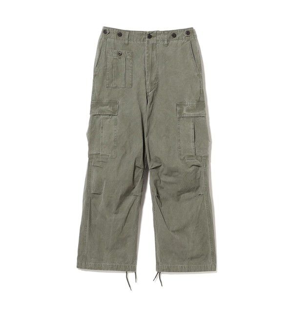 BEAMS PLUS「NIGEL CABOURN / ARMY CARGO PANT - RIPSTOP PIGMENT」|チノ|ｸﾞﾘｰﾝ