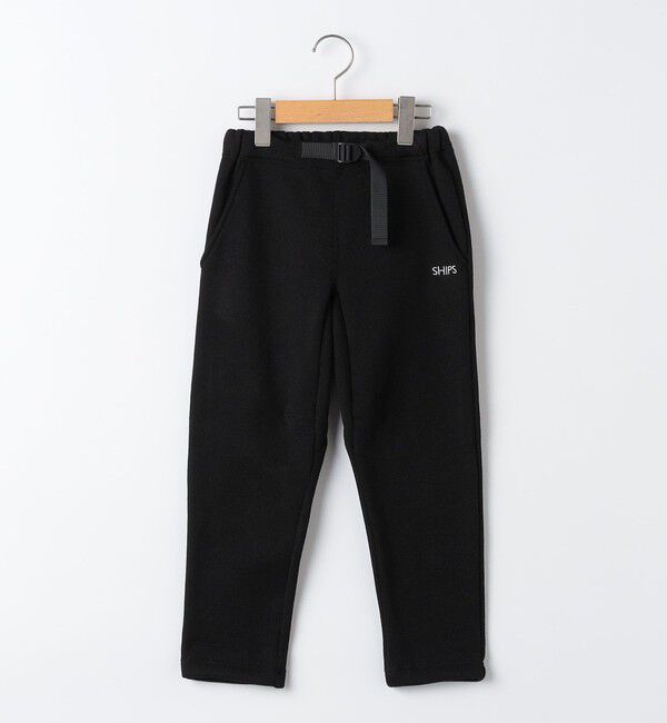 SHIPS KIDS「SHIPS KIDS:110～130cm / フリース ジョガー パンツ」|その他|ブラック