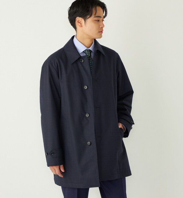 SHIPS Colors 「SHIPS Colors:〈撥水・防風〉sorona(R) 中綿 ステンカラーコート」|ステンカラーコート|