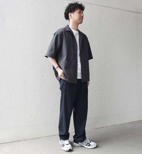 SHIPS any「SHIPS any:〈撥水/軽量/ストレッチ〉SOLOTEX(R) シアサッカー キャンプポケット シャツ◇」|シャツ・ブラウス|