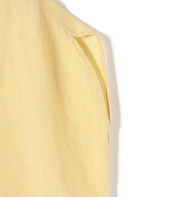 SHIPS Colors 「SHIPS Colors:〈洗濯機可能〉ユーロリネン (EURO Linen) フレンチスリーブ ビッグ シャツ◇」|シャツ・ブラウス|
