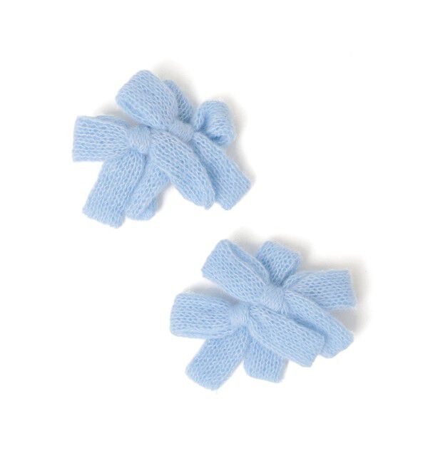 SHIPS KIDS「SHIPS KIDS:リボン モチーフ ニット ヘアクリップ セット」|その他|