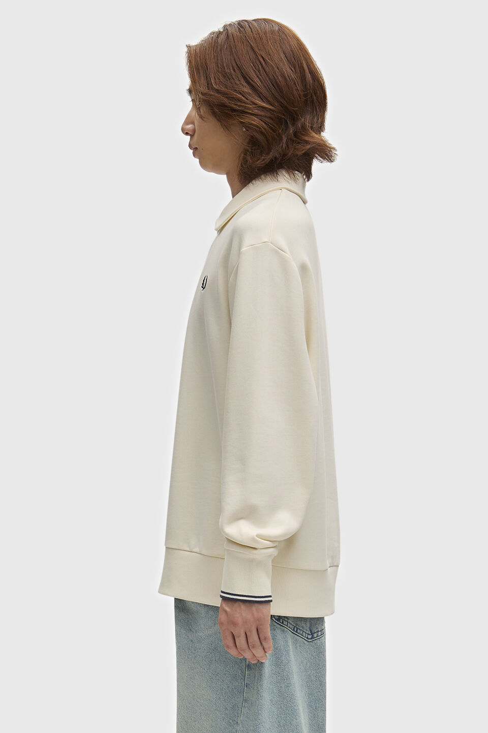 FRED PERRY 「FRED PERRY／Half Zip Collared Sweatshirt／ハーフジップカラースウェットシャツ」|スウェット・ジャージ|