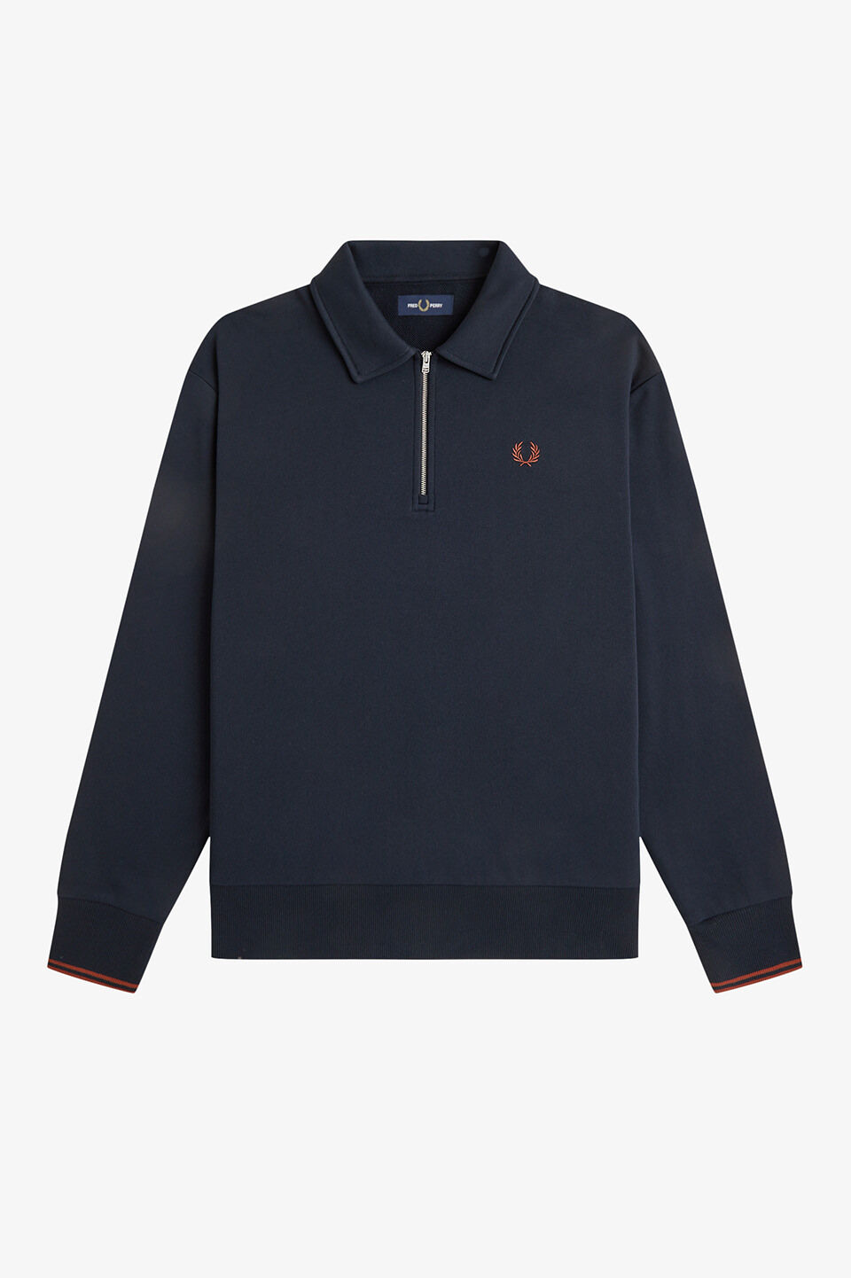 FRED PERRY 「FRED PERRY／Half Zip Collared Sweatshirt／ハーフジップカラースウェットシャツ」|スウェット・ジャージ|