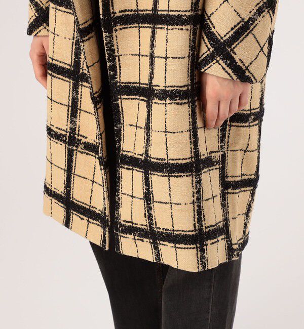 TOMORROWLAND BUYING WEAR「MARTIN GRANT COCOON COAT グレンチェック コクーンコート」|チェスターコート|