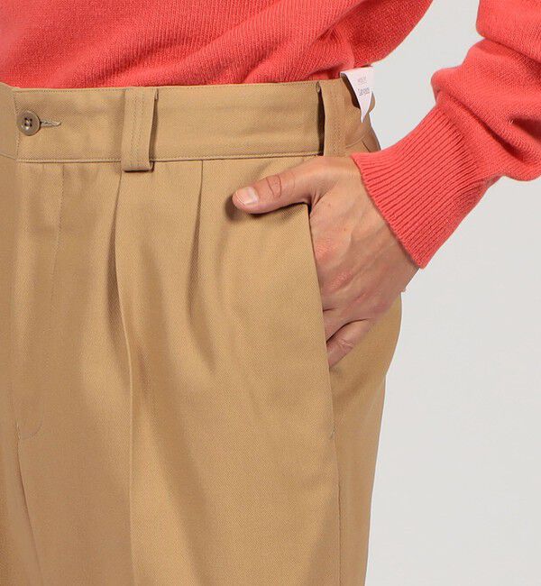 TOMORROWLAND BUYING WEAR「Tangent FRENCH ARMY CHINO コットンツイル ワイドトラウザーズ」|スラックス|