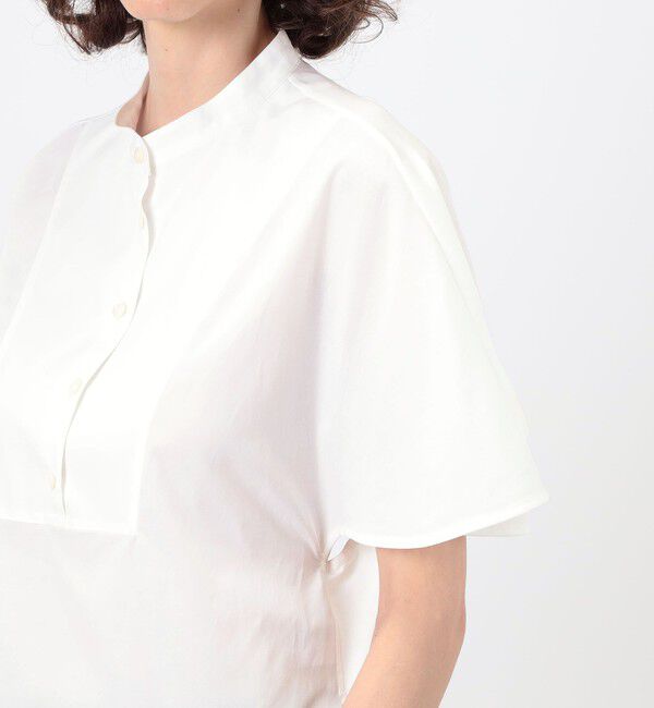 TOMORROWLAND BUYING WEAR「TELMA Cape ハーフスリーブシャツ」|シャツ・ブラウス|
