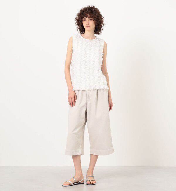 TOMORROWLAND GOODS「LAUREN MANOOGIAN TUFTED SHELL ノースリーブプルオーバー」|ニット・セーター|