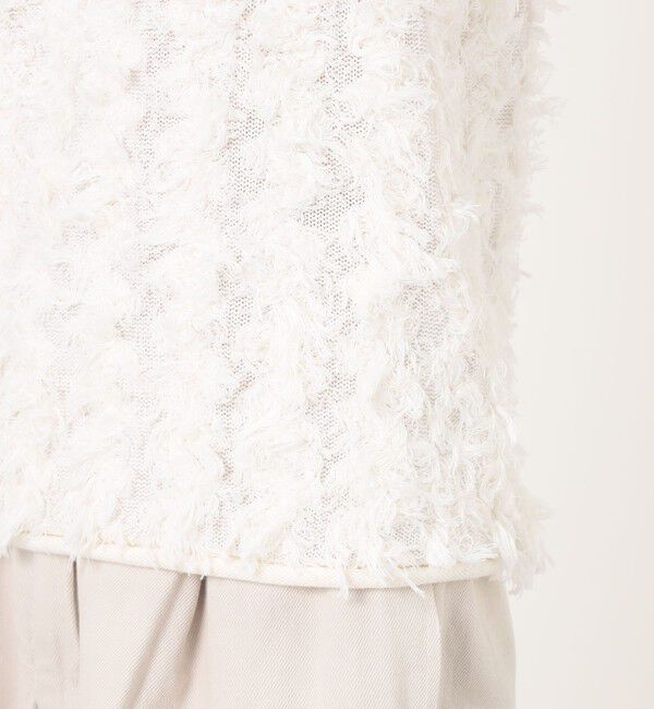 TOMORROWLAND GOODS「LAUREN MANOOGIAN TUFTED SHELL ノースリーブプルオーバー」|ニット・セーター|