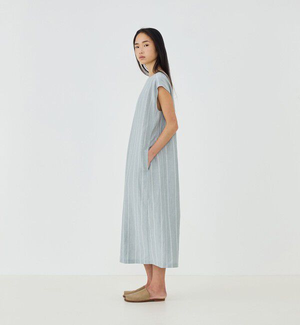 GALERIE VIE「リネンキュプラシルクコンパクト 2-wayワンピース」|ワンピース|