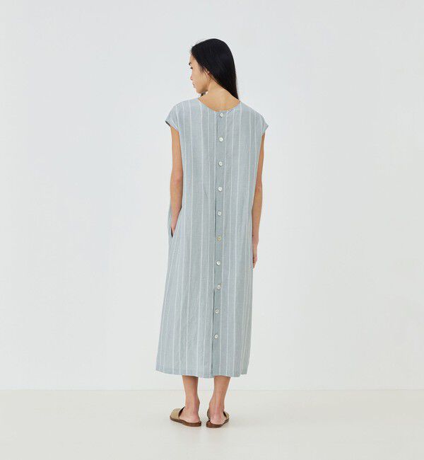 GALERIE VIE「リネンキュプラシルクコンパクト 2-wayワンピース」|ワンピース|