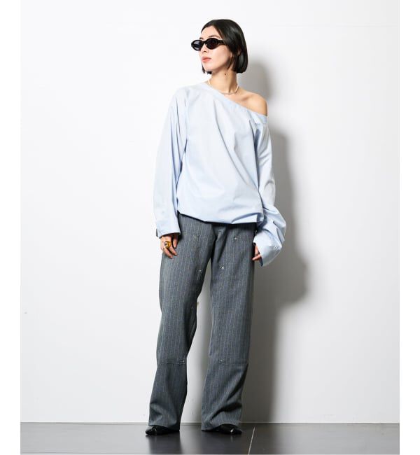  「CHINTS LONG SLEEVE：ブラウス」|シャツ・ブラウス|