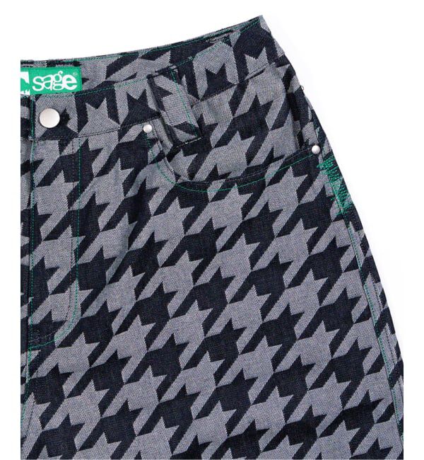 JOINT WORKS「SAGE / セイジ 5age Houndstooth Denim Shorts」|その他|