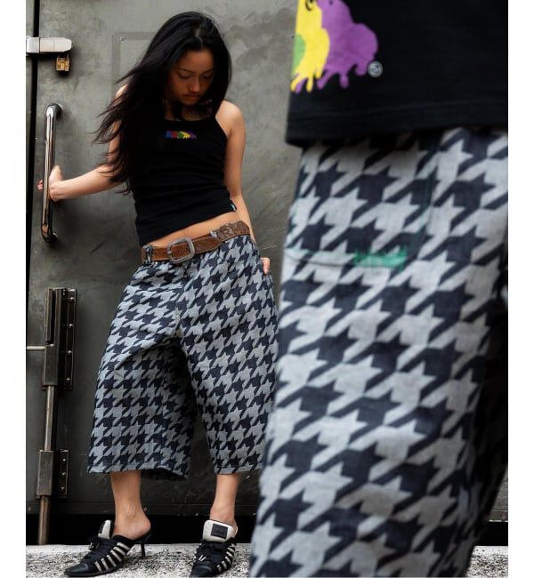 JOINT WORKS「SAGE / セイジ 5age Houndstooth Denim Shorts」|その他|