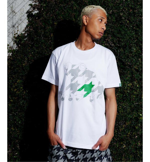 JOINT WORKS「SAGE / セイジ Houndstooth SAGE FROG Tee」|Tシャツ・カットソー|