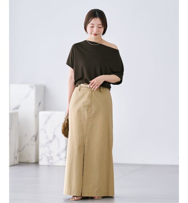 Plage「Wash chinos スカート」|スカート|