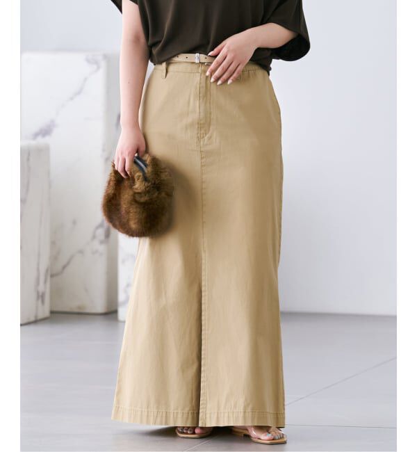 Plage「Wash chinos スカート」|スカート|