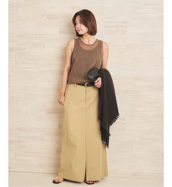 Plage「Wash chinos スカート」|スカート|