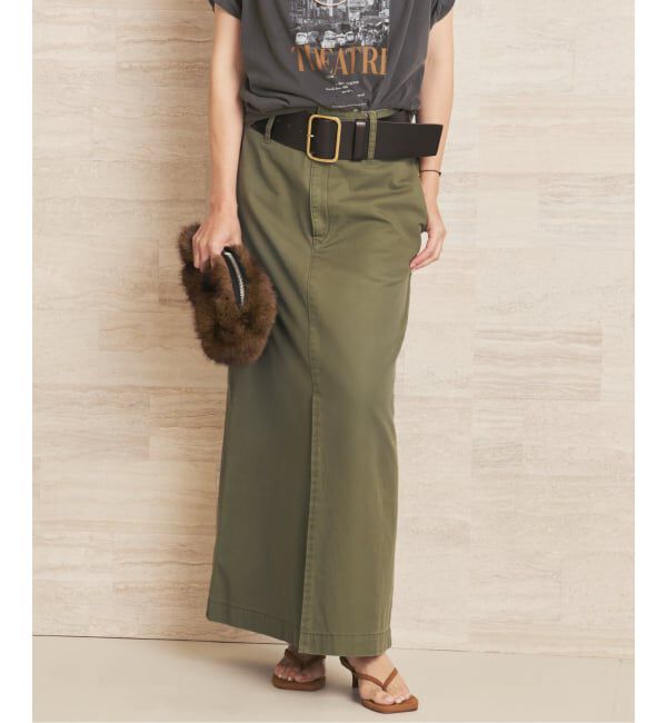 Plage「Wash chinos スカート」|スカート|