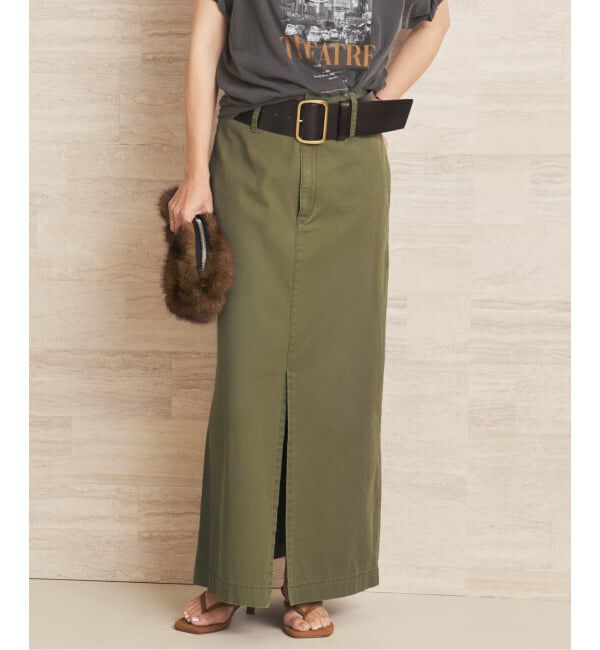 Plage「Wash chinos スカート」|スカート|