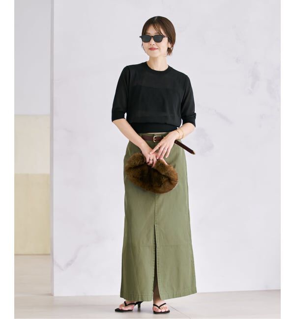 Plage「Wash chinos スカート」|スカート|