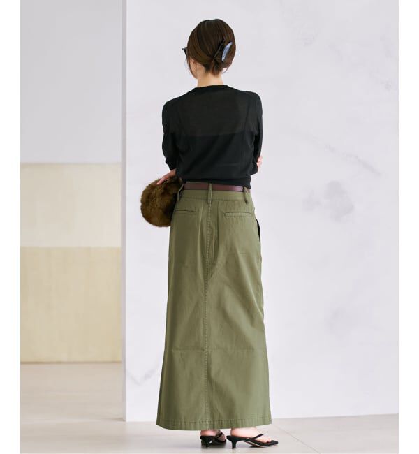 Plage「Wash chinos スカート」|スカート|