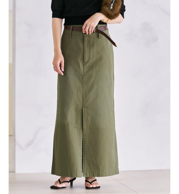 Plage「Wash chinos スカート」|スカート|