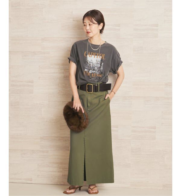 Plage「Wash chinos スカート」|スカート|