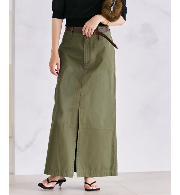 Plage「Wash chinos スカート」|スカート|