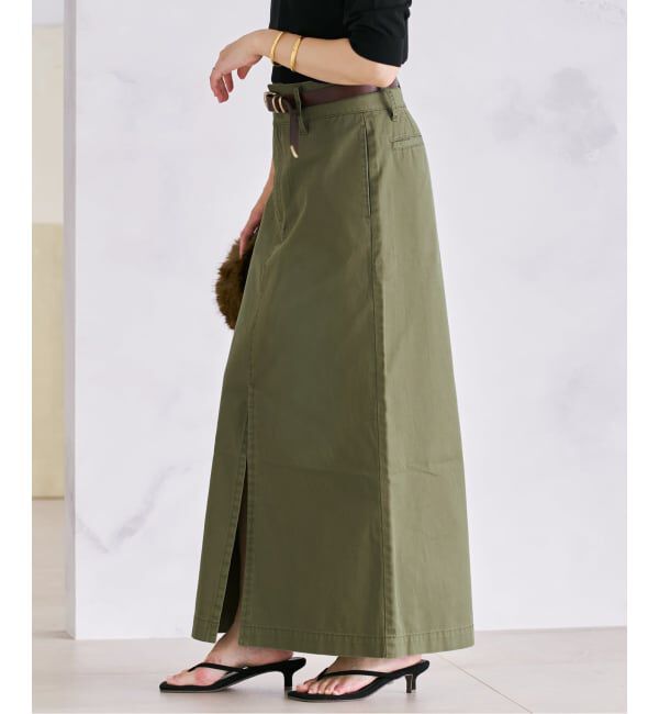 Plage「Wash chinos スカート」|スカート|