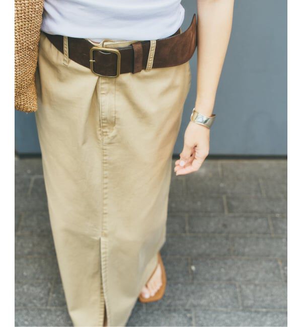 Plage「Wash chinos スカート」|スカート|
