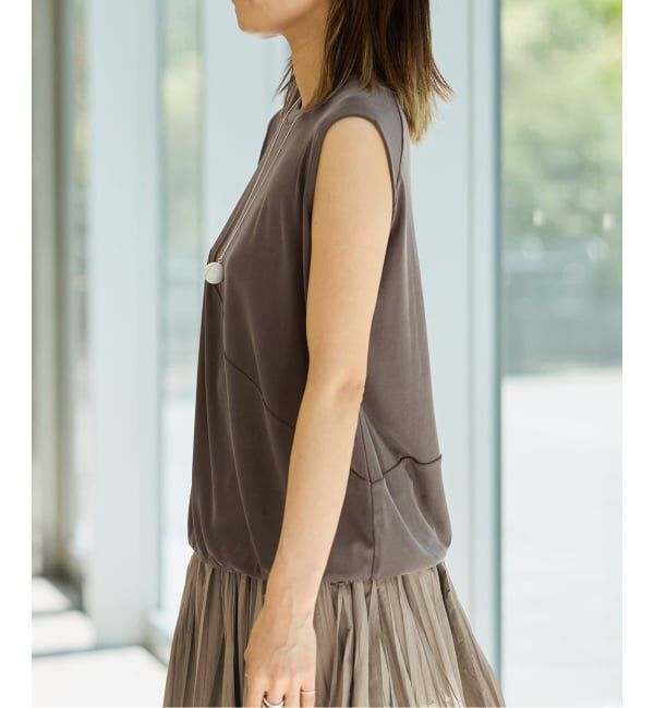 IENA LA BOUCLE「IENA LA BOUCLE ドレープカットソー」|Tシャツ・カットソー|