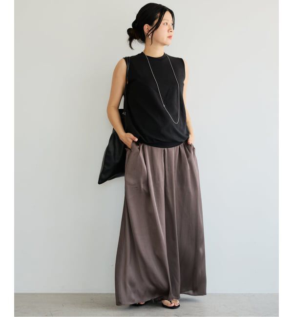 IENA LA BOUCLE「IENA LA BOUCLE ドレープカットソー」|Tシャツ・カットソー|